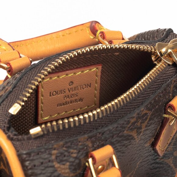 Louis Vuitton Micro Speedy Monogram Bag Charm - Picture 10 of 12